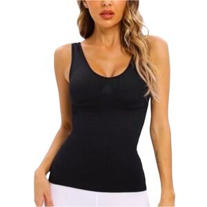 GUESS SHAPE WEAR TANK TOP WOMEN COLOR BLACK SIZE XS/S